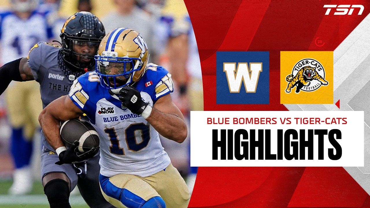 CFL WEEK 5: Winnipeg Blue Bombers vs. Hamilton Tiger-Cats | Full Highlights