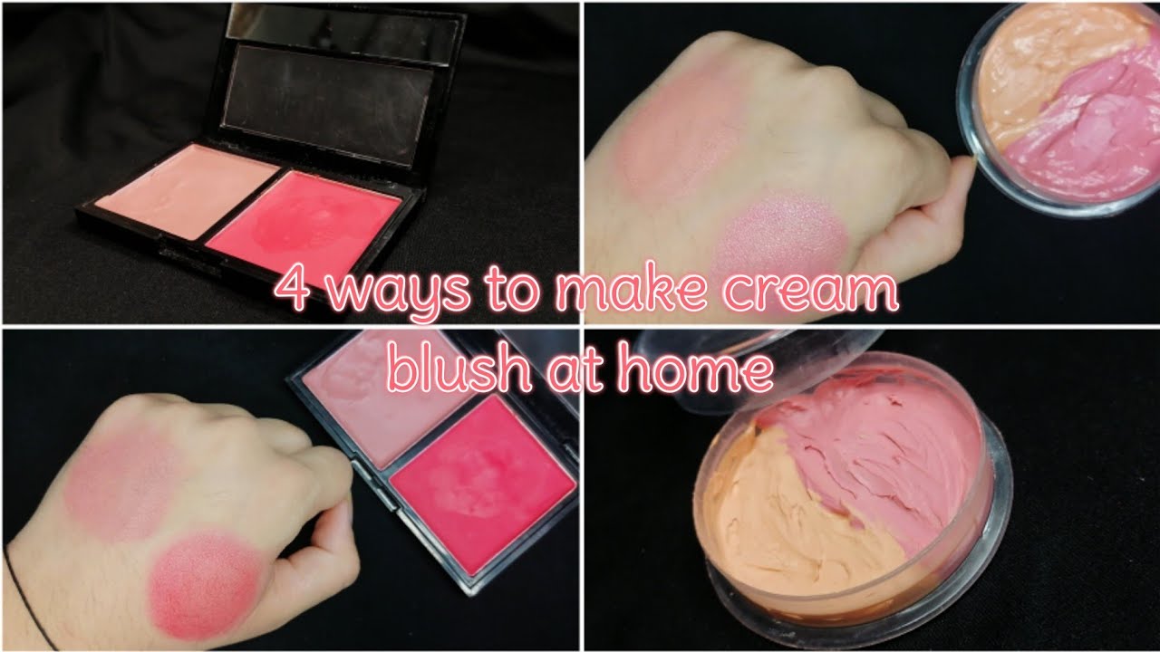 How to make cream blush at home | 4 ways to make cream blush | Cream blush DIY | Desi Girl Creates |