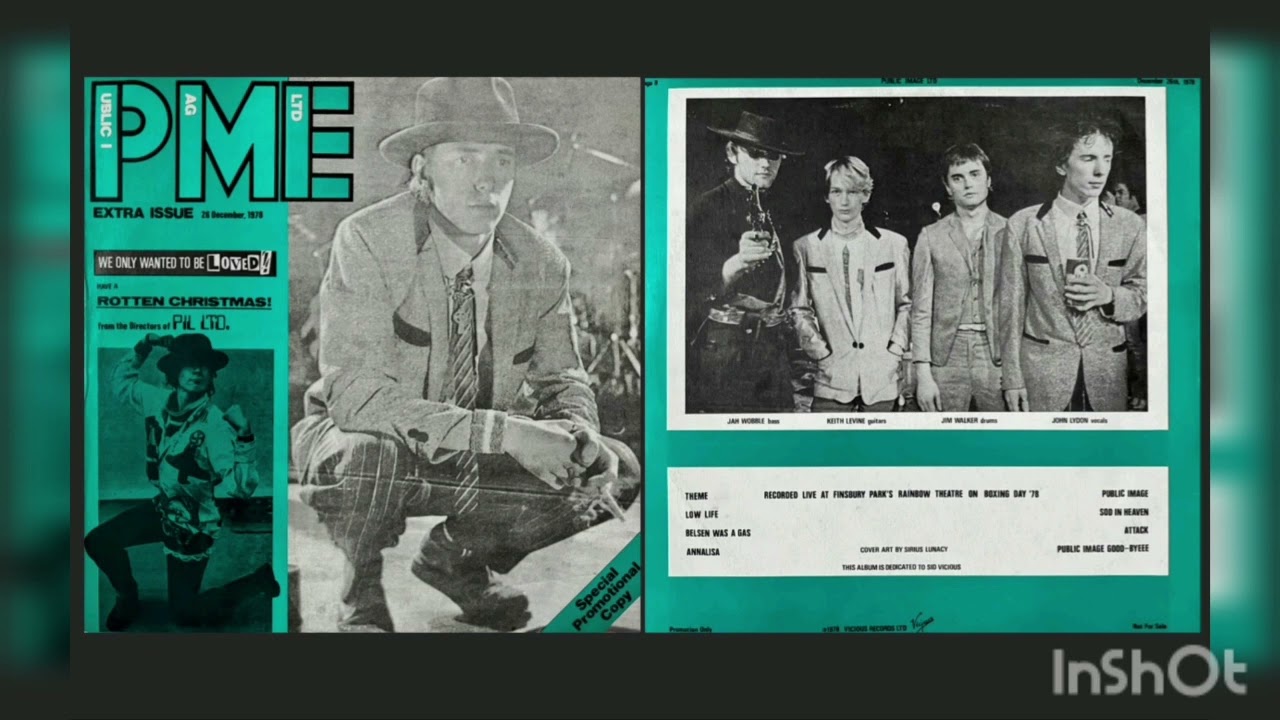 Belsen Was A Gas - Public Image Ltd. - Live (Rainbow Theatre '78)