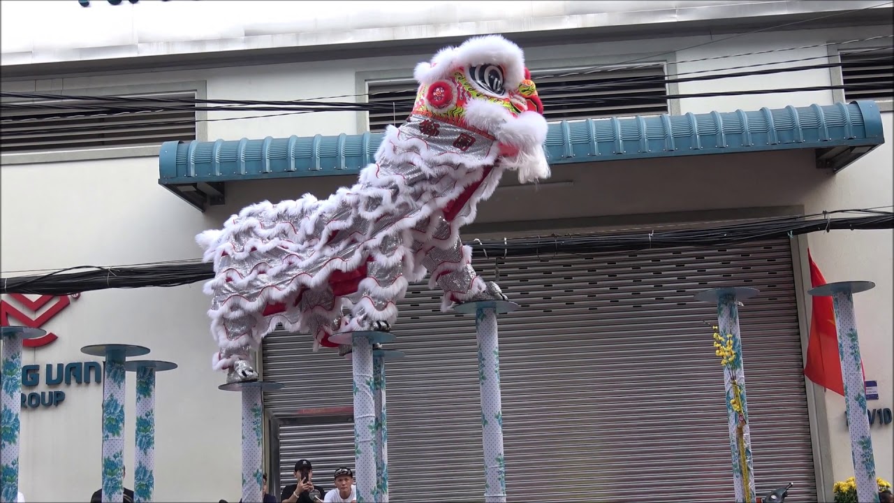 Múa lân 2019 - Hằng Anh Đường - Lân lên Mai Hoa Thung