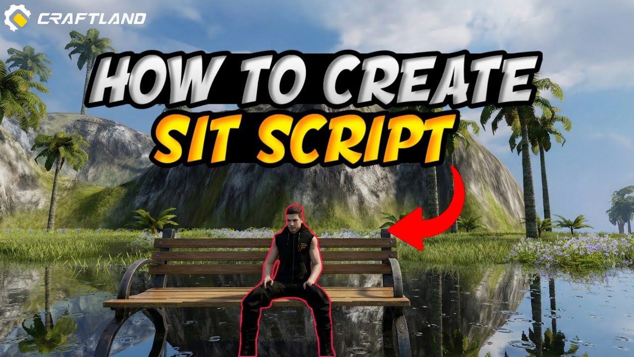 Free Fire Craftland sitting Script Tutorial | Chair Par Baithne Wala script EP 21