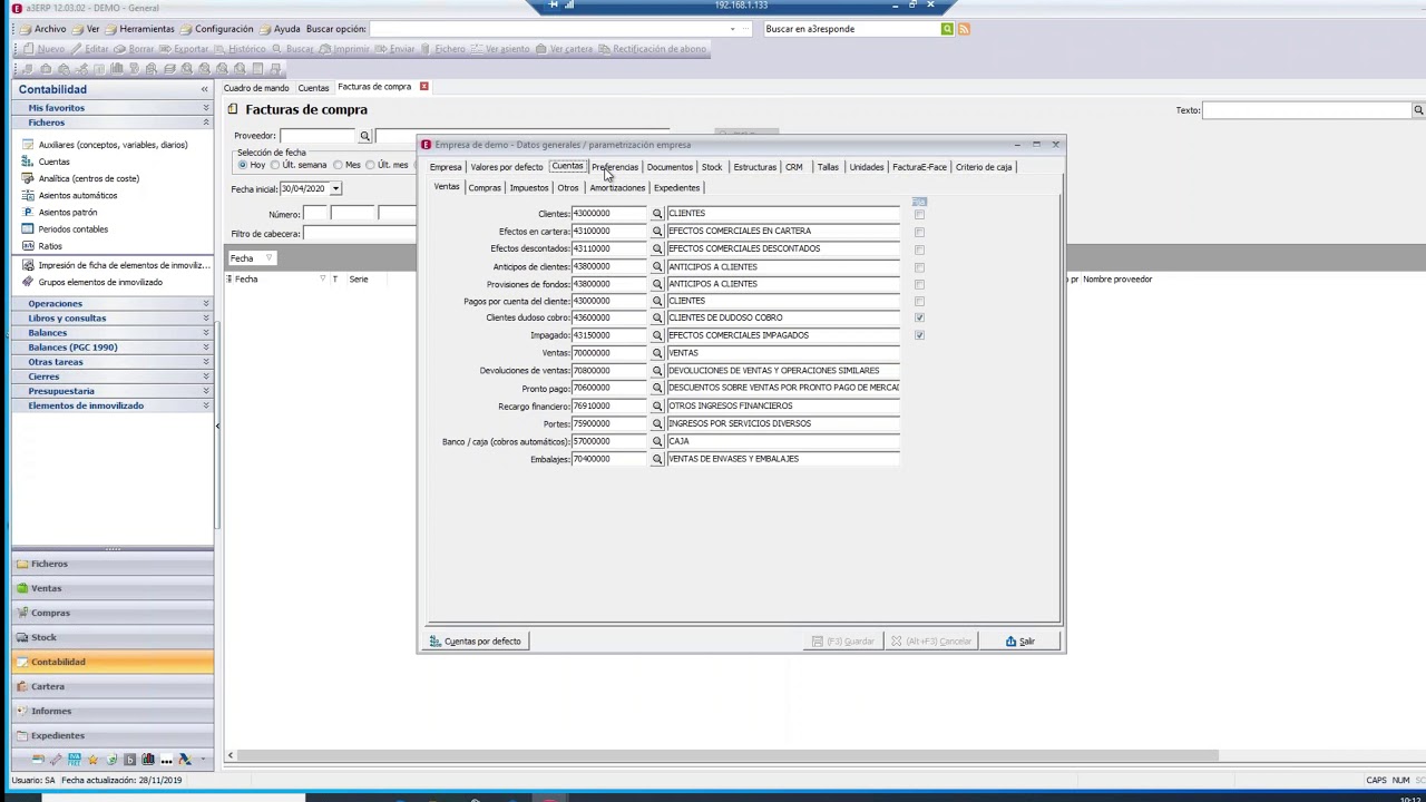 Aprende el módulo de  Contabilidad de a3ERP