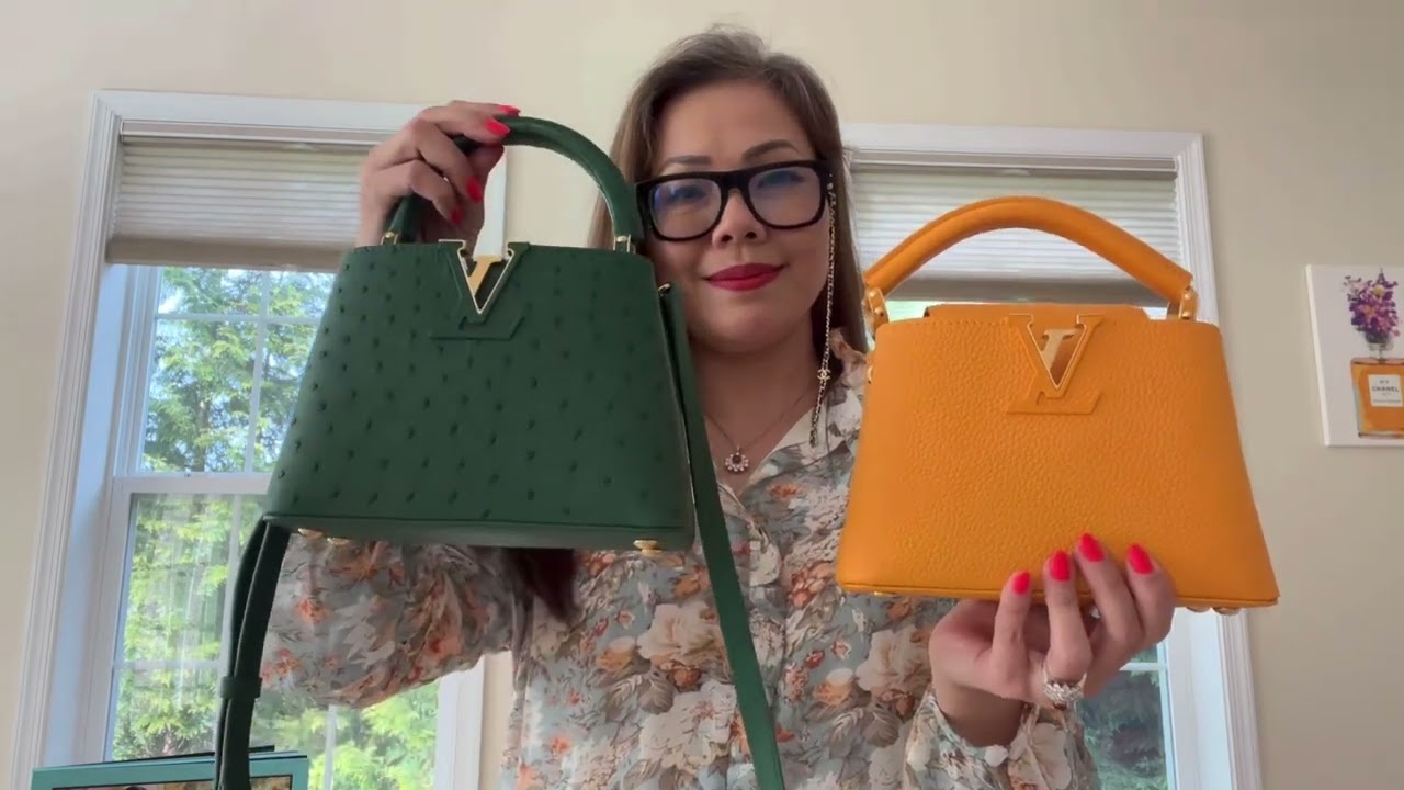 Louis Vuitton Capucines in Ostrich leather, a collector’s piece?