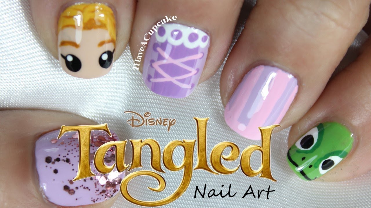 Tangled Nail Art