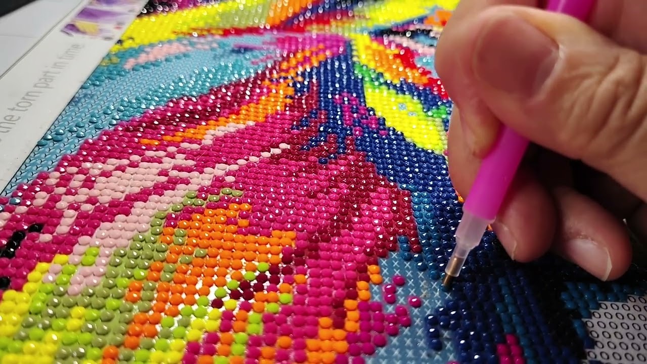 Update on my DP #dazzlingwithdiamondpainting #diamondpaintwithus