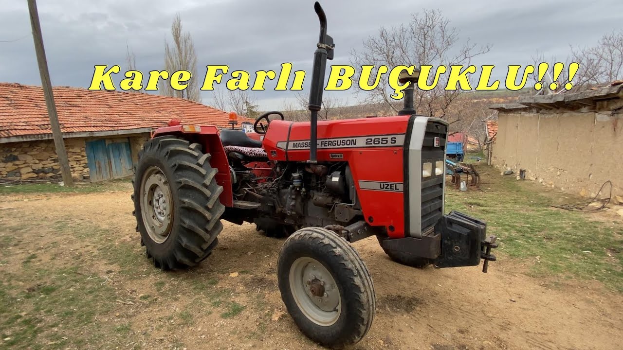 Massey Ferguson 265S İNCELEMESİ | Tutulan Seri Kare Farlı Buçuklu !
