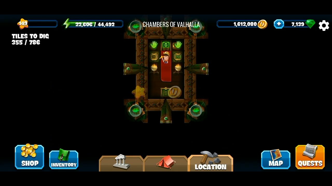 Chambers of Valhalla - Scandinavia Diggy's adventure