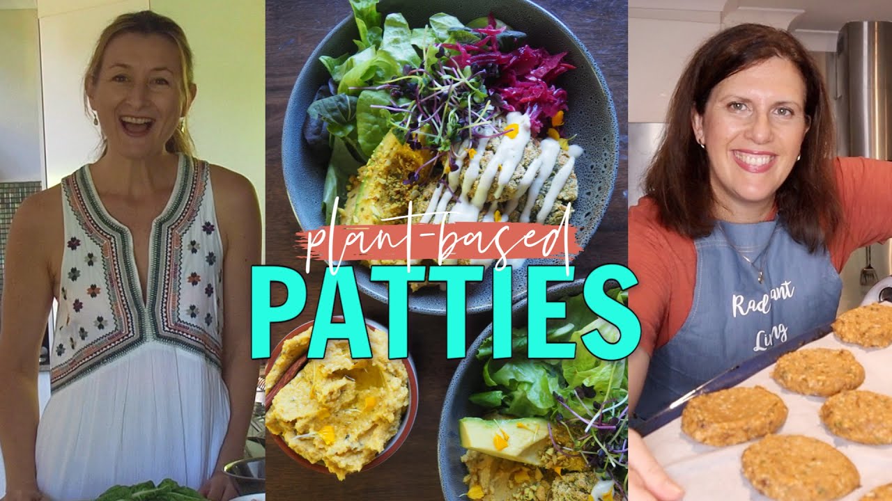 *COOK WITH ME* PLANT-BASED BURGER PATTY RECIPE using the Vitamix and Thermomix | Cook Off Part 3