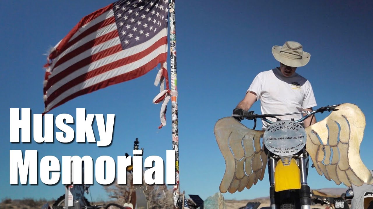 Husky Memorial in the Mojave Desert