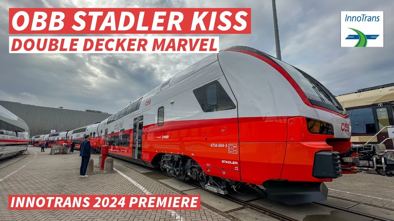 【4K】Внутри поезда ÖBB Stadler KISS – Эксклюзивный тур InnoTrans 2024!