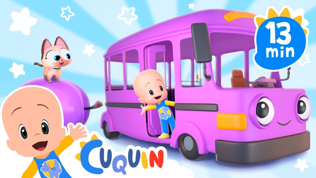 ¡Sube al bus comilón con Cuquín! | Aprende con Cuquín