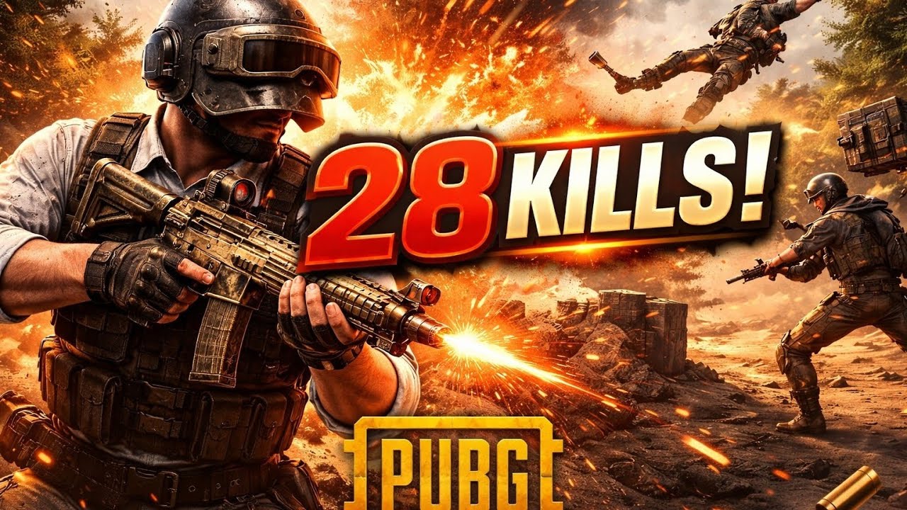 PUBG GAMEPLAY - 06 | 28 KILLS | 1ST WINNER WINNER CHICKEN DINNER