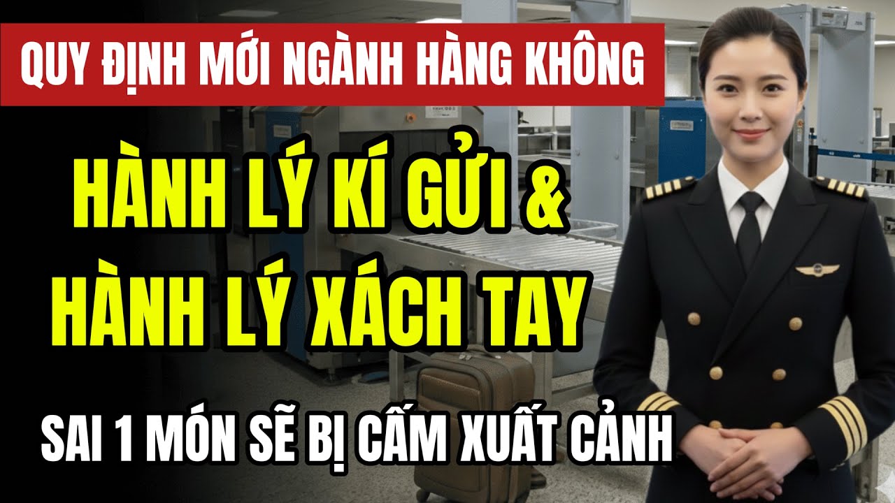 Người Lớn Tuổi Đi Máy Bay Nhất Định Phải Biết : Chỉ Sai 1 Chi Tiết Có Thể Bị Giữ Lại Sân Bay