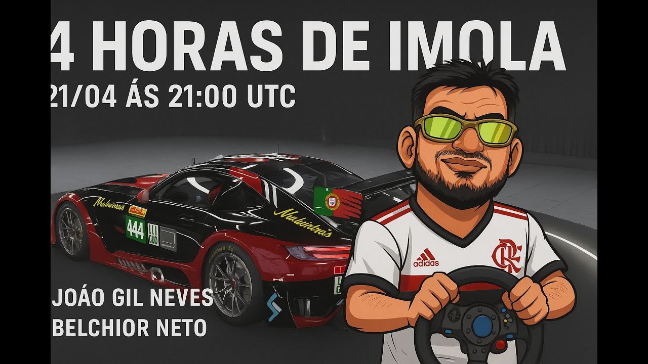 🔴🚗4 horas Imola - United Simracing Portugal #Belchior e #Joao Gil Neves 🚗🔴