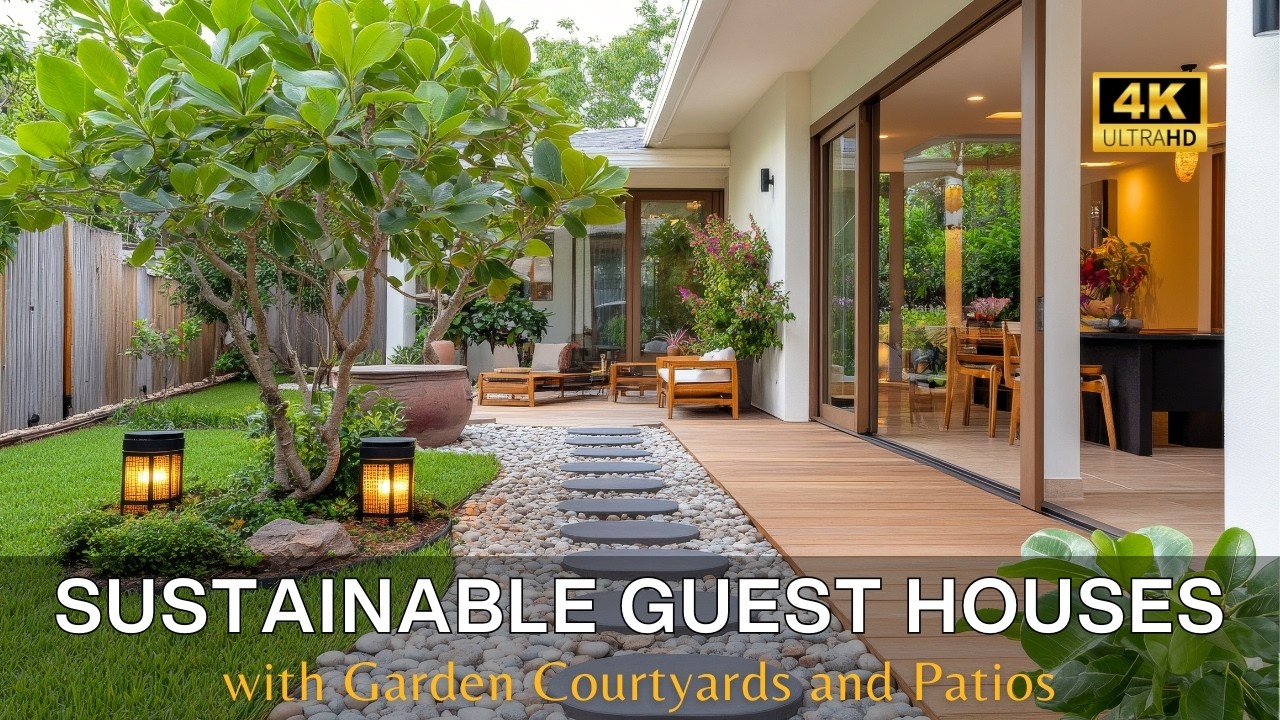 Eco-Friendly Island Getaways: Small, Sustainable Guest Houses with Garden Courtyards and Patios