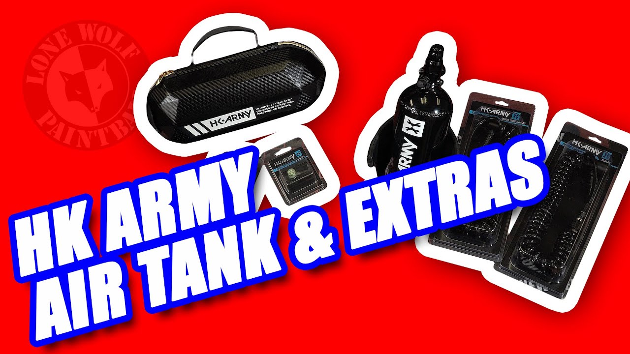 HK Army 48/3000 Air Tank & Accessories | Lone Wolf Paintball Michigan