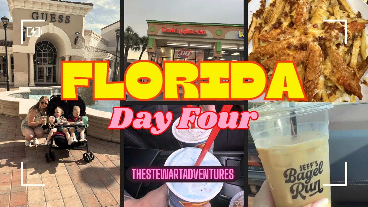 Walt Disney World Day 4 | Jeff's Bagel Run | Outlets | Target | Dairy Queen