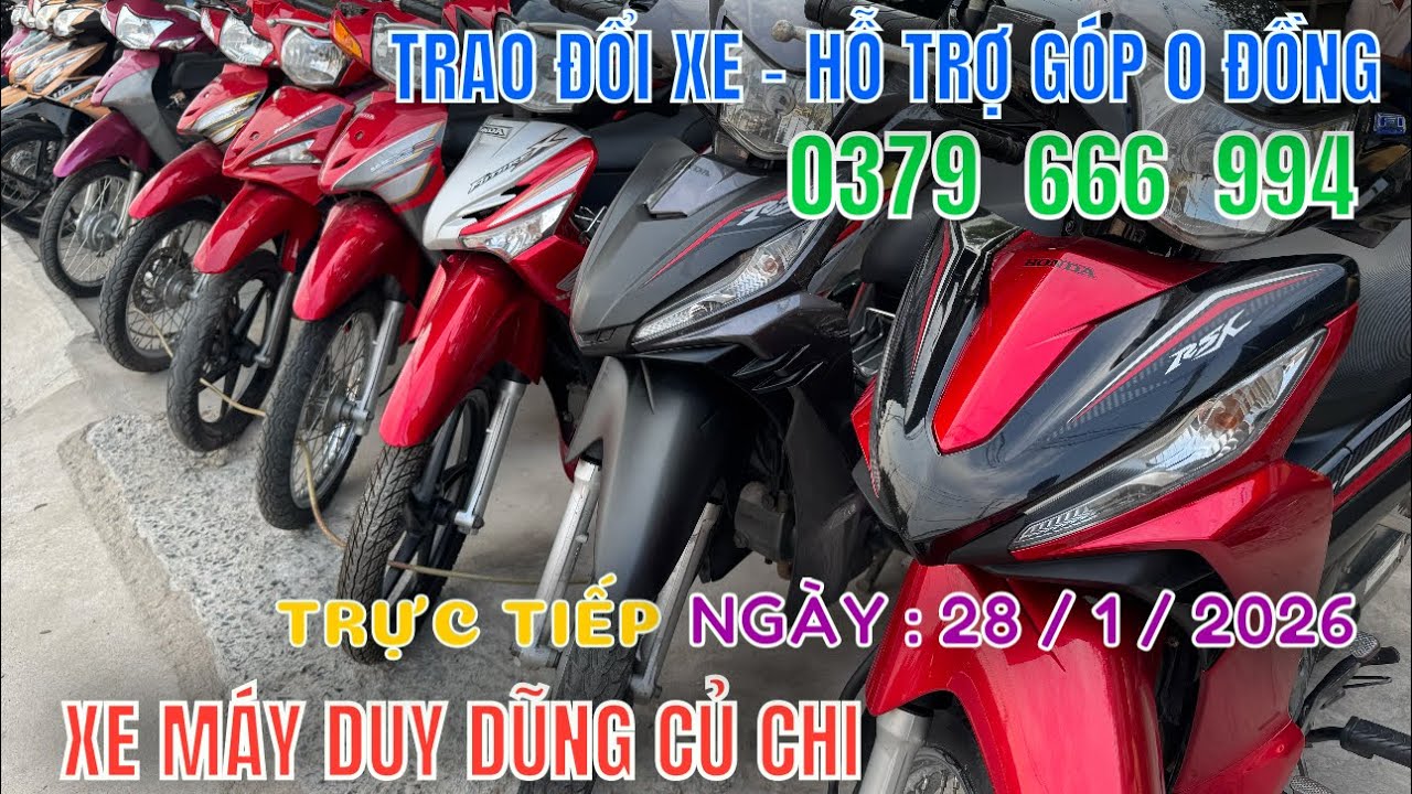 🔴TRỰC TIẾP : 28-1-2026 |0379666994| Cuối tuần lô xe mới về . Xe Giá Rẻ Củ Chi