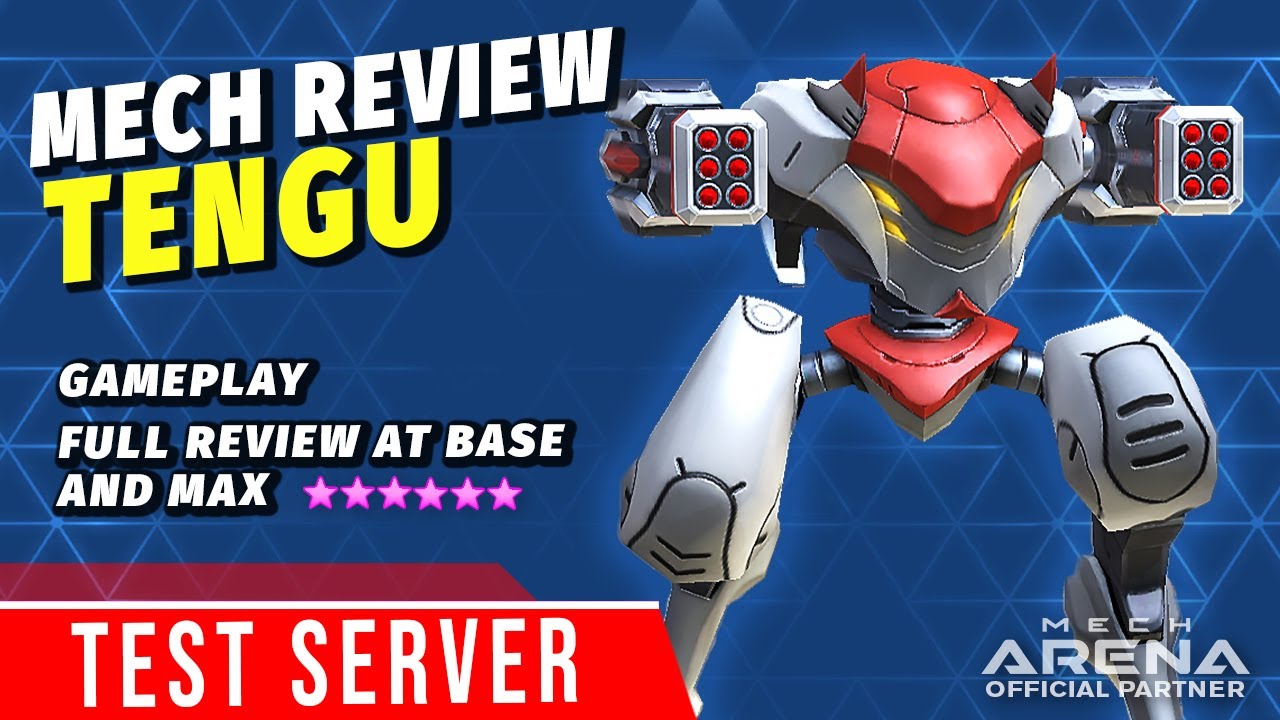 Tengu Review and Test Server Gameplay - Is it Worth it? | Update 2.04 | Mech Arena