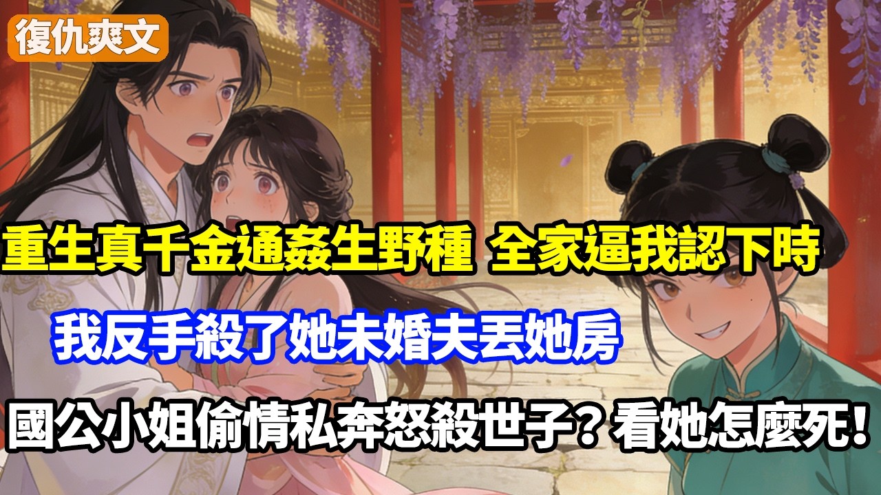 重生真千金通姦生野種，全家逼我認下時，我反手殺了她未婚夫丟她房，國公府小姐偷情私奔怒殺世子？看她怎麼死！