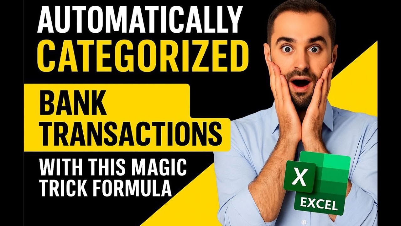 Magic Trick  - Categorization of Bank Transactions - Excel