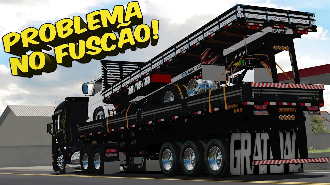 O MOTOR DO FUSCÃO FUNDIU - TRANSPORTANDO O 23-220 NA GRIFFIN EDITION - ETS 2 MODS