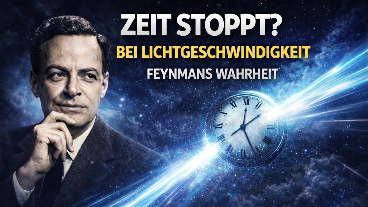 Warum stoppt die Zeit bei LICHTGESCHWINDIGKEIT? Feynmans verblüffende Wahrheit