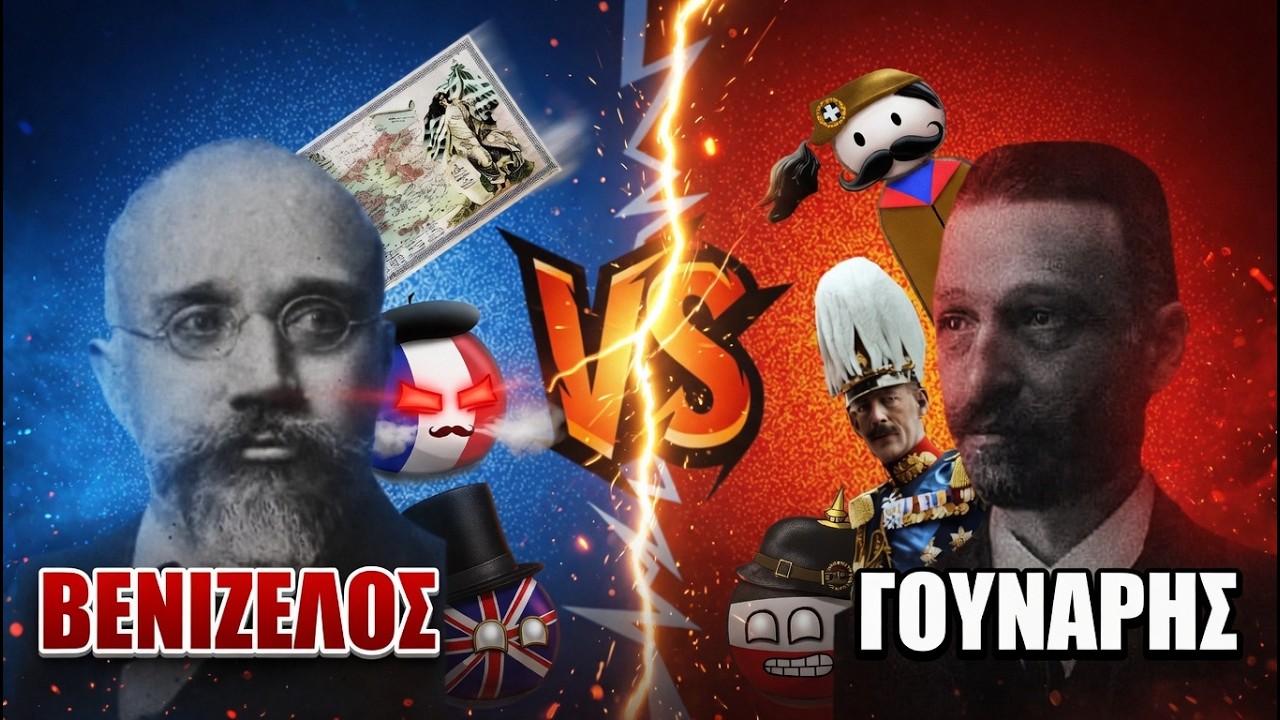 Βενιζέλος VS Γούναρης: Τα Πρόσωπα Του Εθνικού Διχασμού