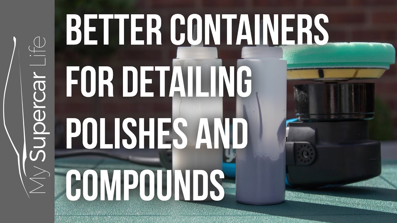 Detailing Tip: Polish and Compound Containers