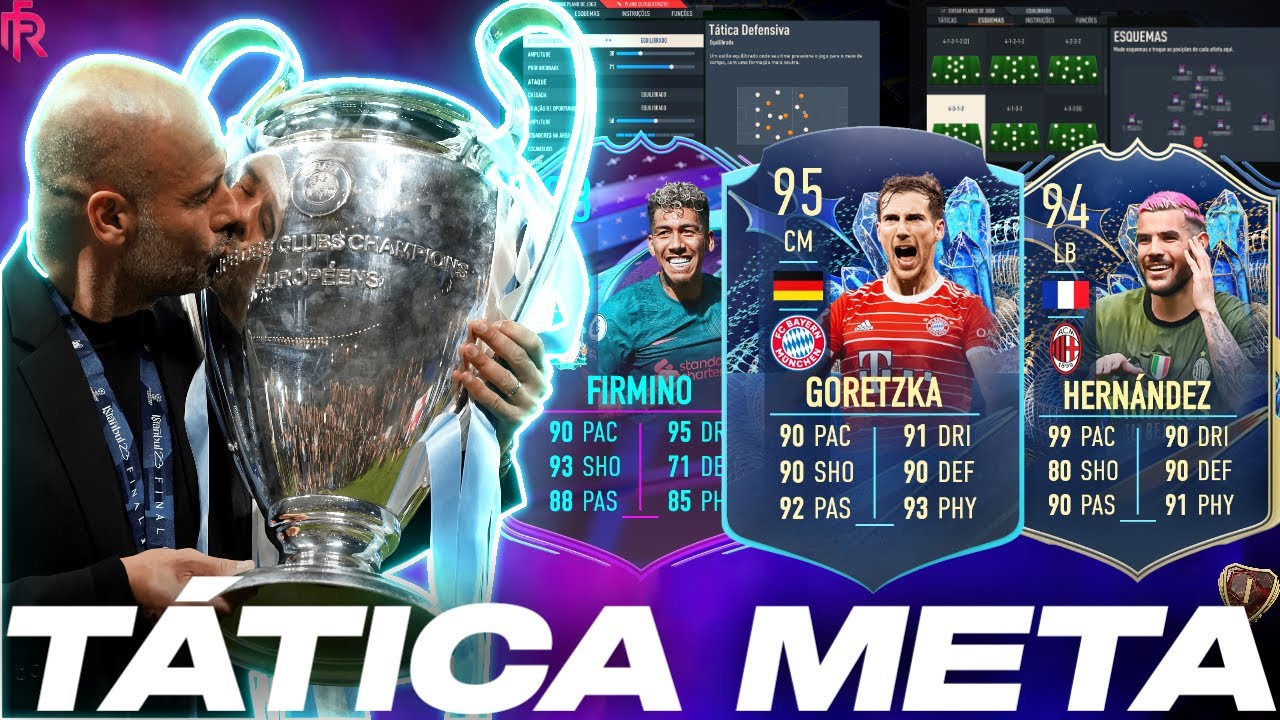FIFA 23 | DICA DE FORMAÇÃO E TATICA PERSONALIZADA / TOQUES RAPIDOS E TRIANGULAÇÔES  🔥