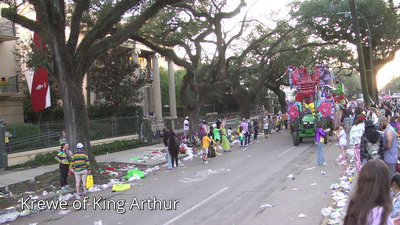 Mystic Krewe Femme Fatale, Krewe of Carrollton, and Krewe of King Arthur