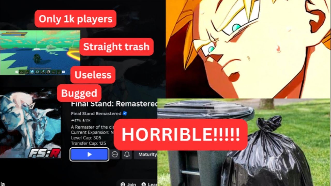DBZ Final Stand Remastered Is THE WORST Game Ever?! 😤