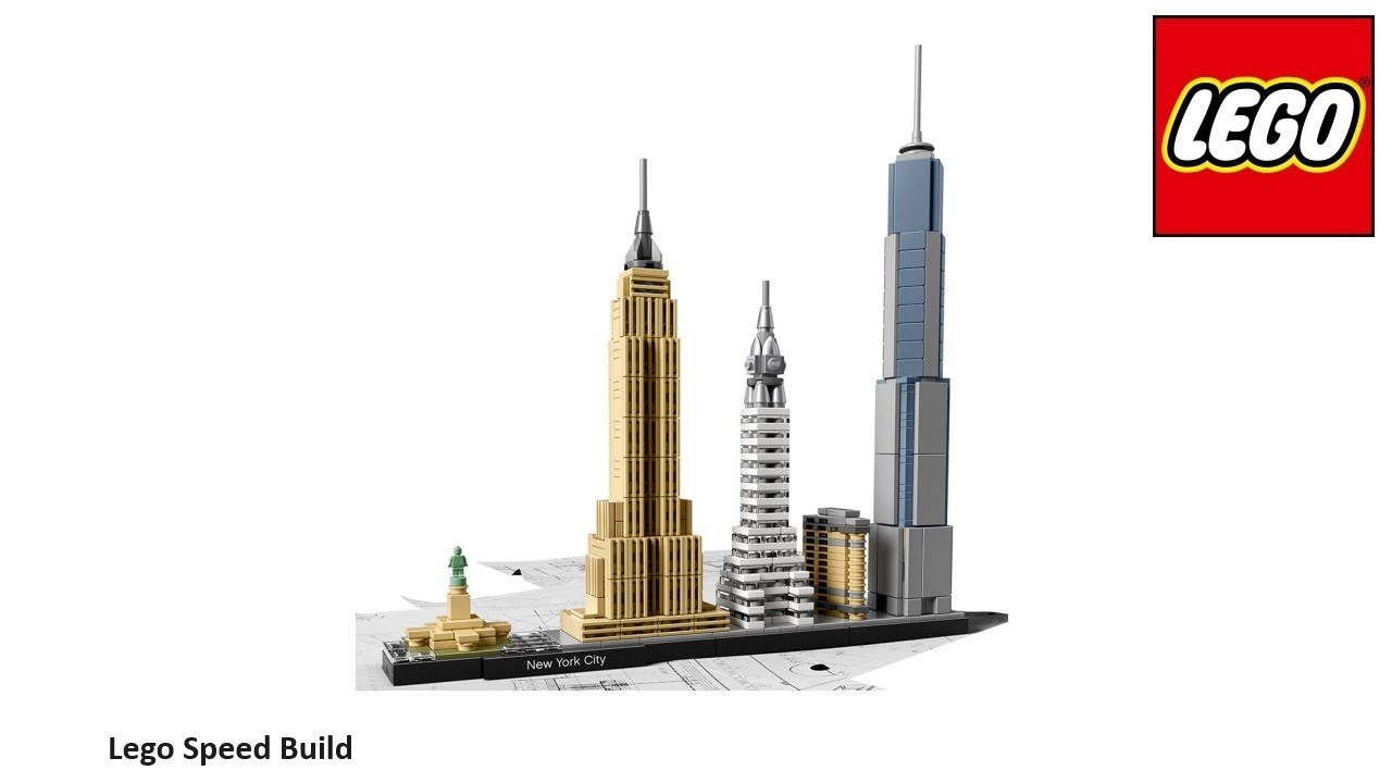 Lego Architecture 21028 New York Speed Build