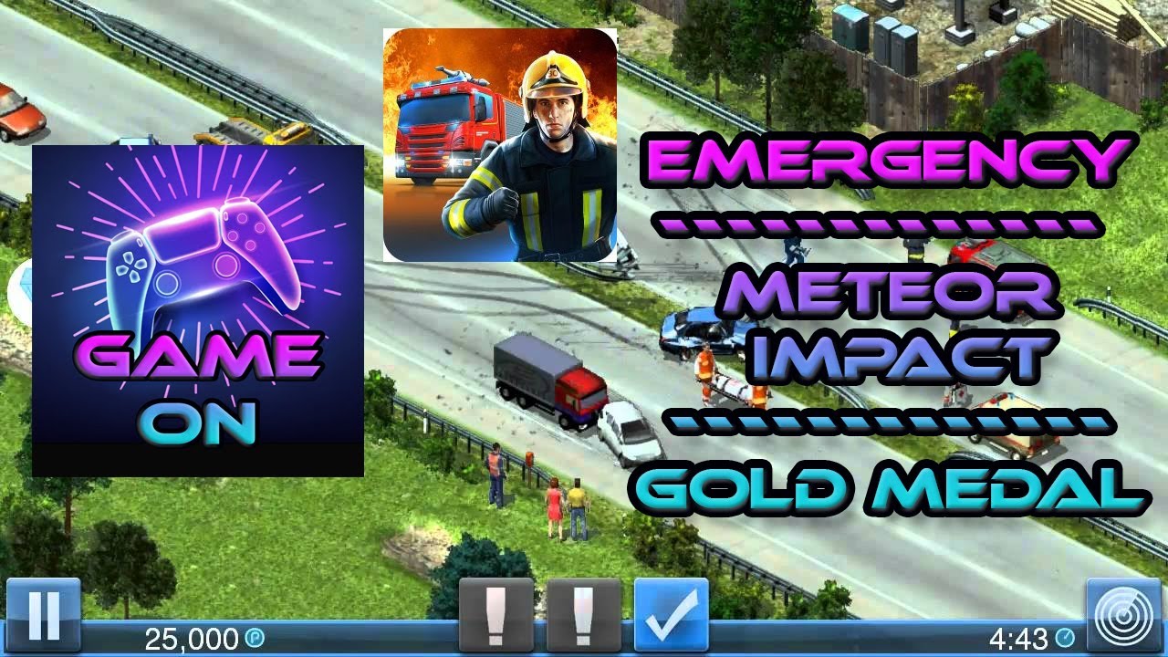 Emergency | Meteor Impact | Mobile Android & IOS | Gold Medal | Walkthrough | Gameplay | HD Graphic