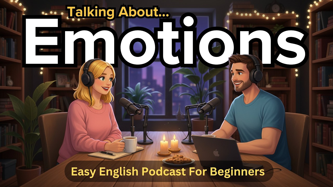 Talk About Emotions in English | Easy English Podcast for Beginners | Talks Sarah