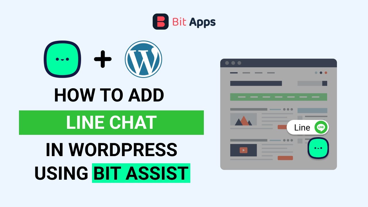 How To Add Line Chat Button On Your WordPress Website Using Bit Assist