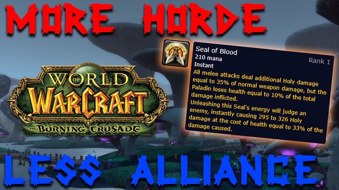 The Burning Crusade concerns with Faction Balance