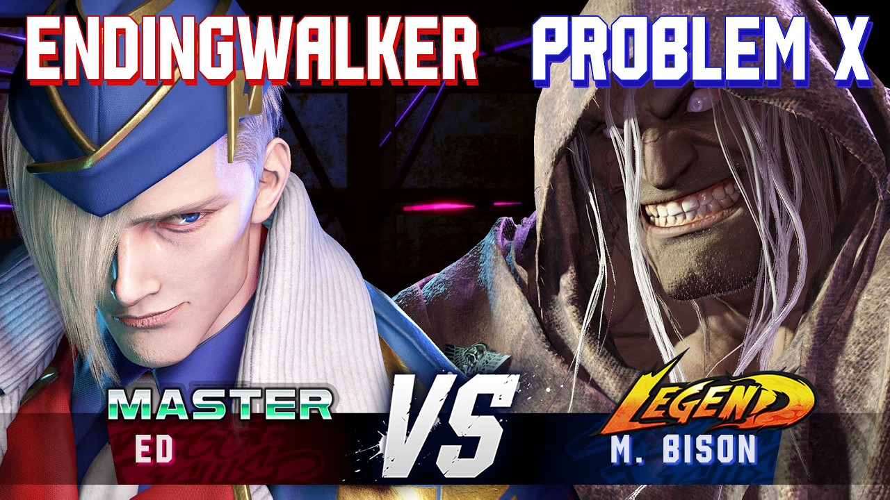 SF6 ▰ ENDINGWALKER (Ed) vs PROBLEM X (M.Bison) ▰ High Level Gameplay