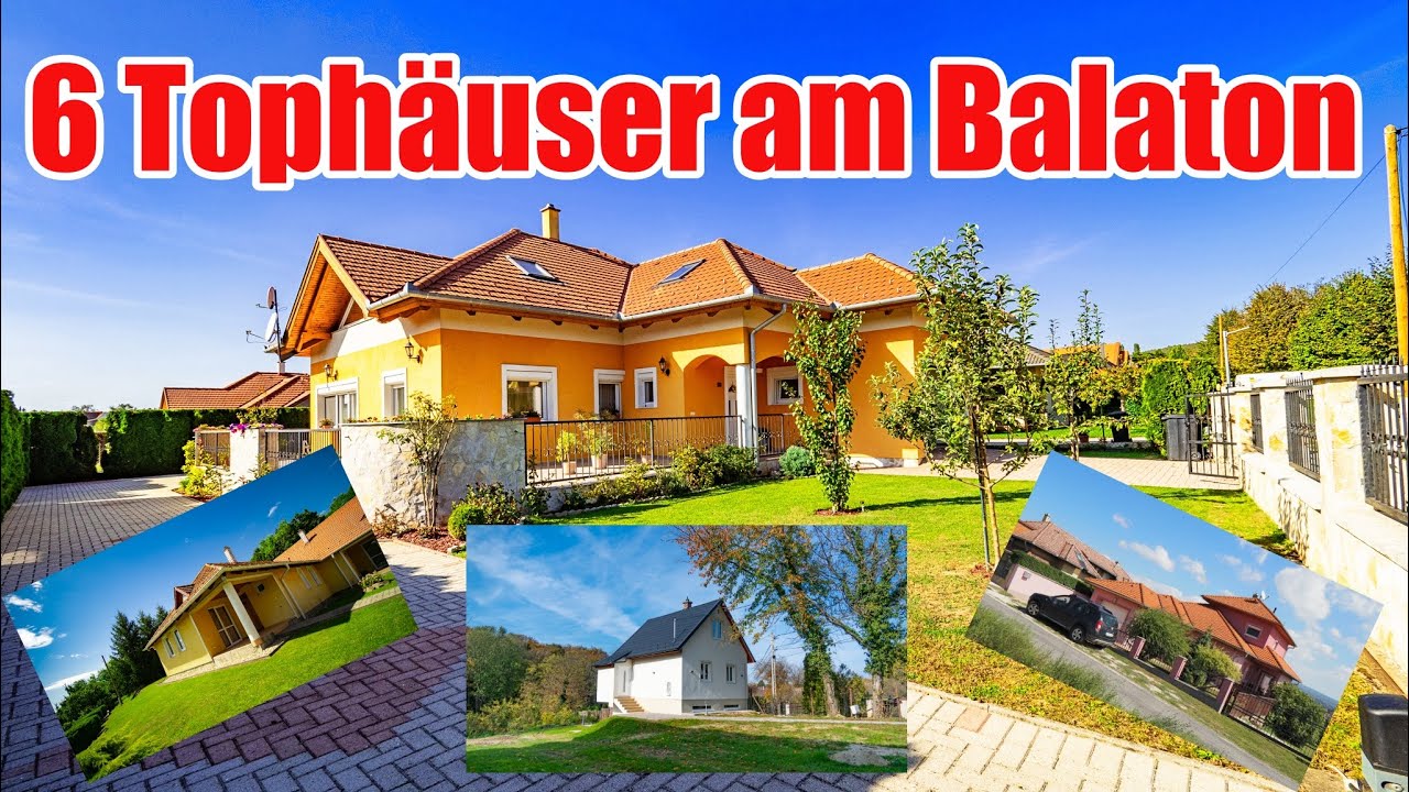 6 TOPHÄUSER am BALATON in UNGARN