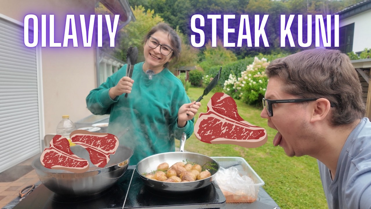 Steak pishiramiz! Nemis-o´zbek oilasi vlog