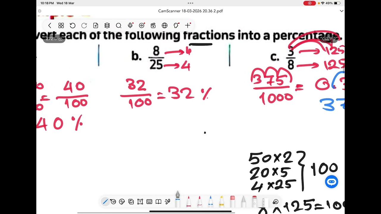 Grade 6 T2 exploring percentage by Mr Romany 