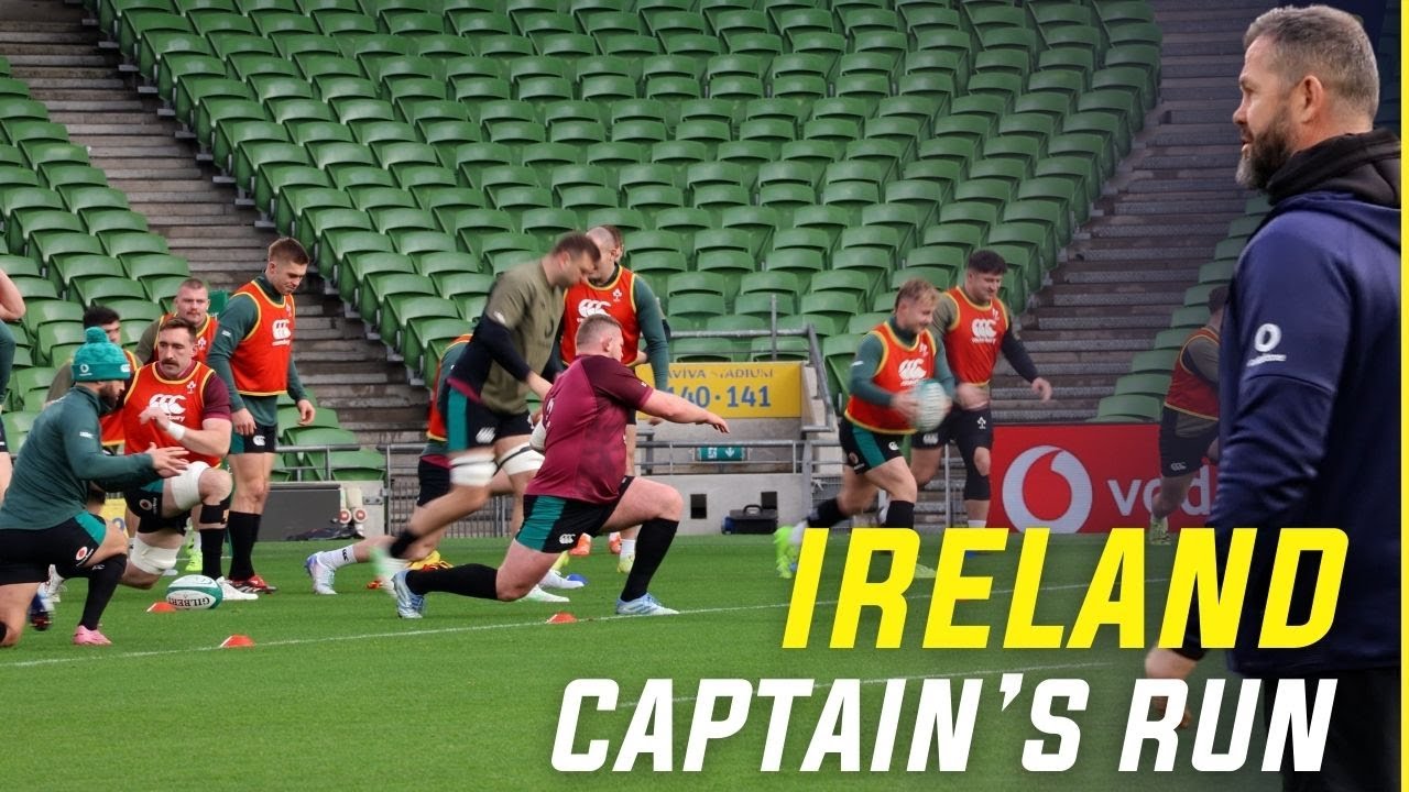 IRELAND Training at Aviva Stadium ahead of Springboks Test | Ireland Training 2025