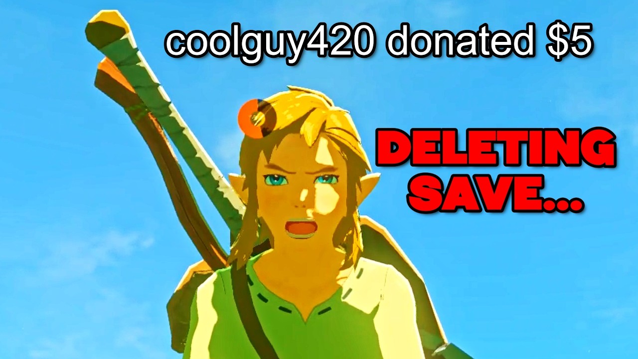 BOTW But Donations RESET My Save | Day 1