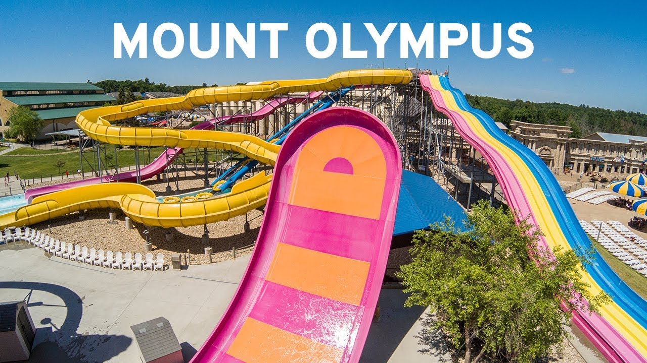 Water Slides at Mount Olympus Wisconsin Dells (GoPro POV)
