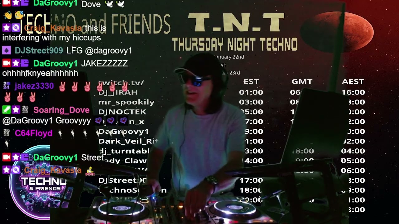 TECHNO & FRIENDS ... T.N.T. ... Thursday Night Techno ...