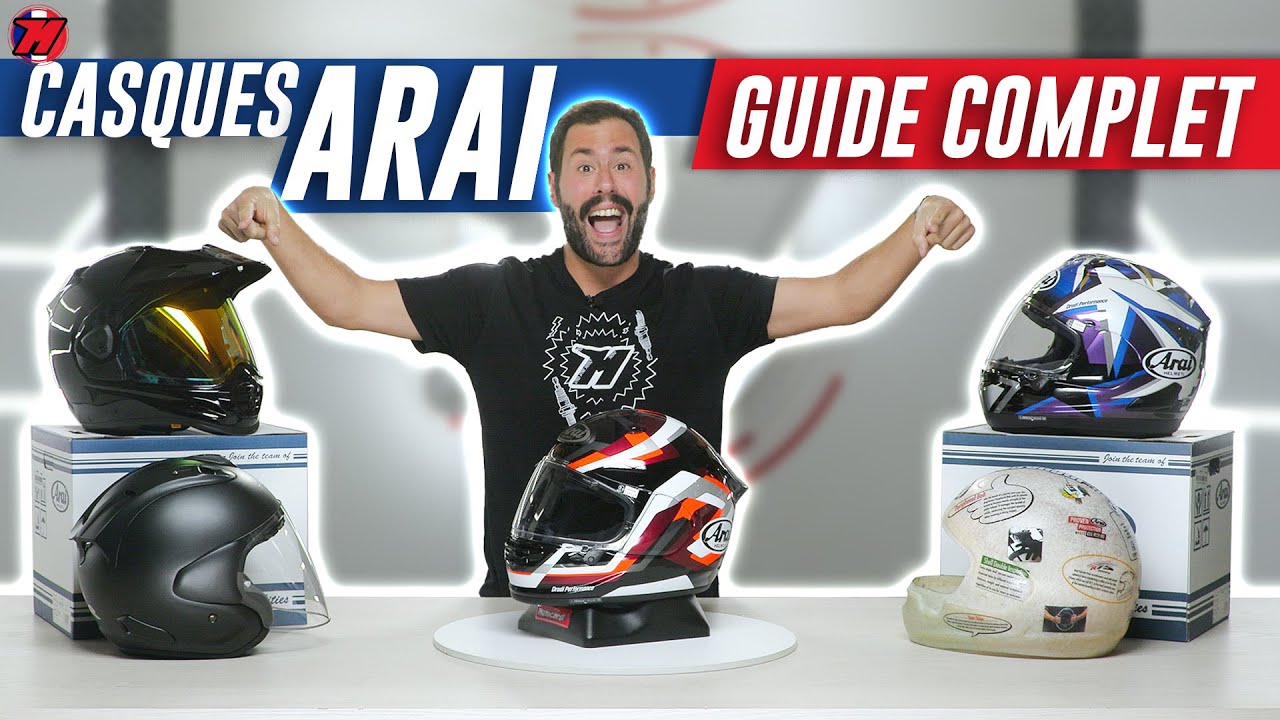 CASQUE ARAI 🗻 Tout ce que vous devez SAVOIR 🔥 Quel est le meilleur?