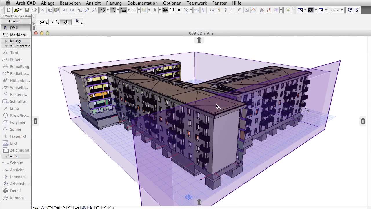3D Schnittebene drehen