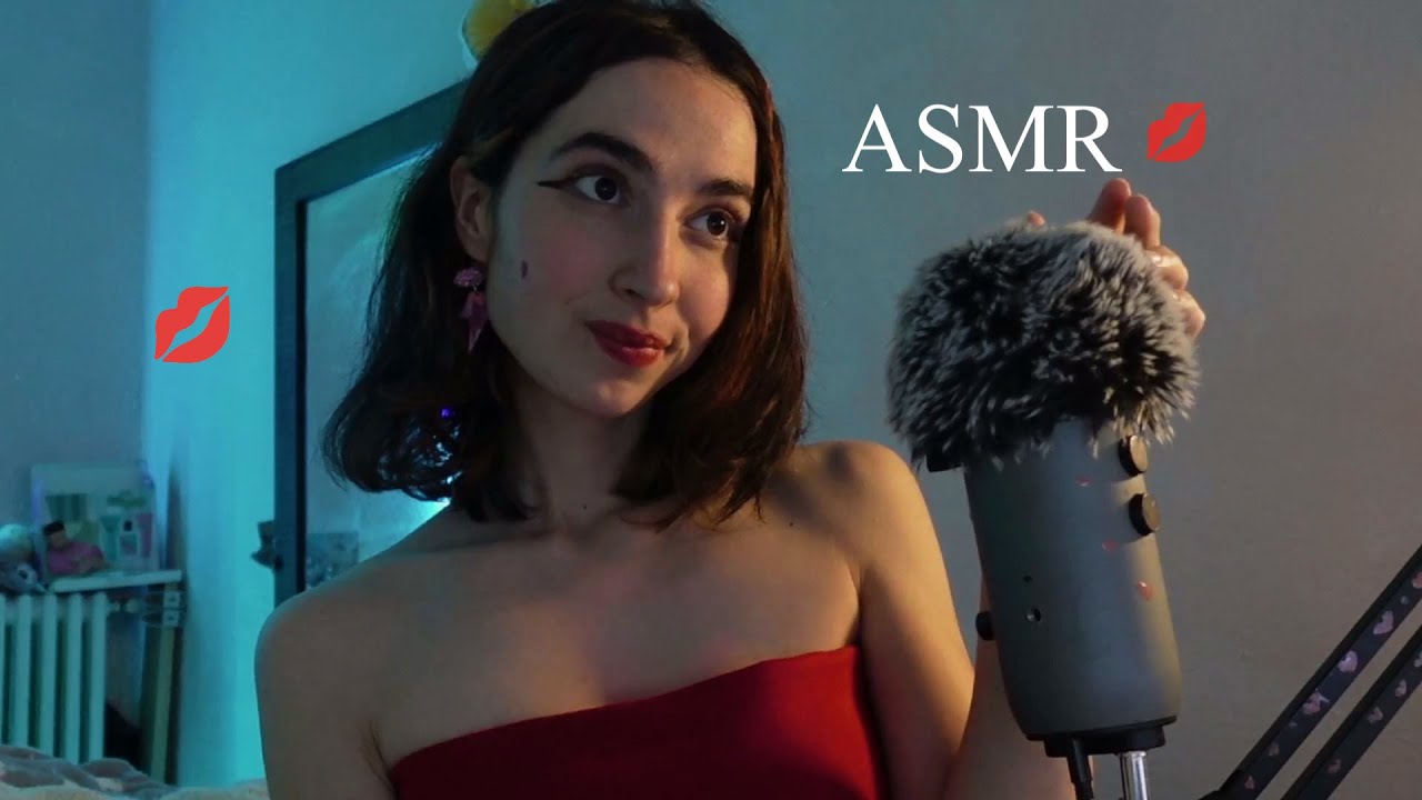 ASMR 😘 Mouth Sounds, Besitos 💋 Y Te Hablo CERQUITA PARA DORMIR