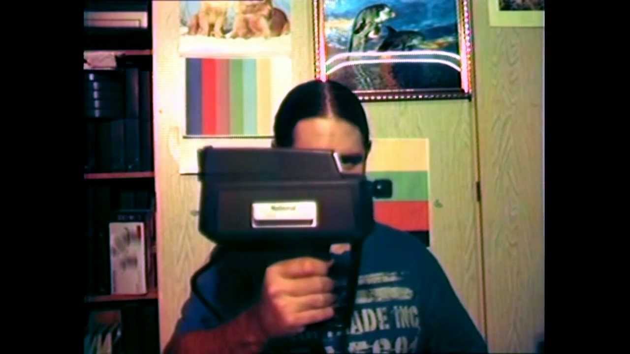 1976 National WV-3300N vidicon colour camera in operation (colour corrected)