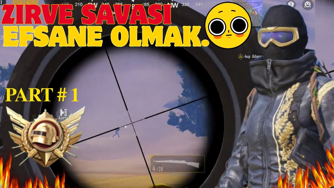 ZİRVE SAVAŞI'NDA EFSANE OLMAK PART #1  #pubgmobile